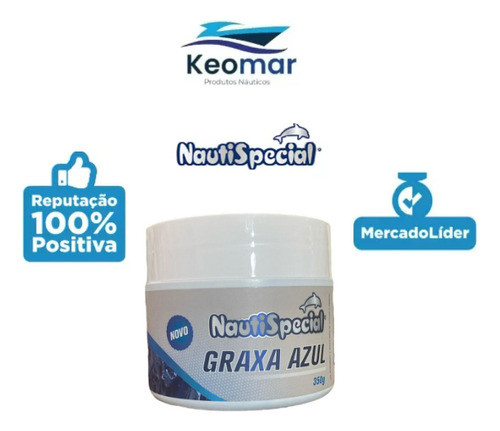 Graxa Náutica Azul Anticorrosiva 350g Nacional  Nautispecial 0