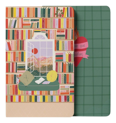 Libreta Biblioteca X2 Monte Kurama 0