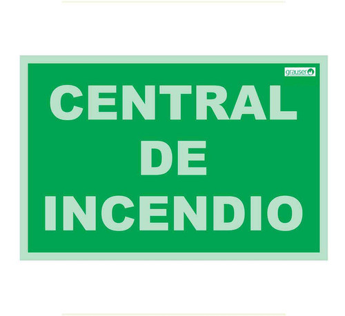 Cartel Reglamentario - Indicador De Central De Incendio 0