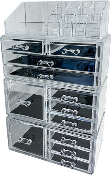 Organizador Acrílico Para Maquillaje Cosméticos 12 Cajones 0