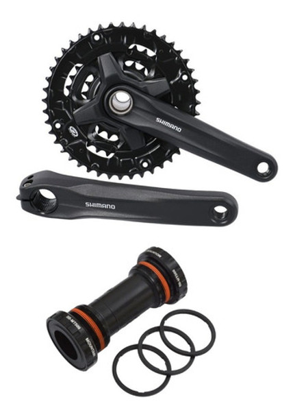 Plato Palanca Shimano Fc Mt210-3 175mm 40-30-22 +bb Mt500 H2 0