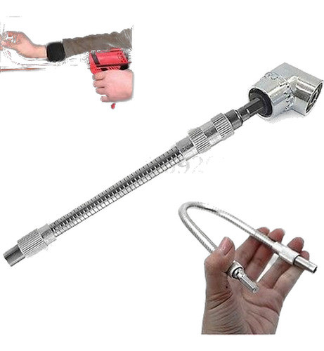 1/4  Espiga Hexagonal Destornillador Flexible Para Taladro B 0
