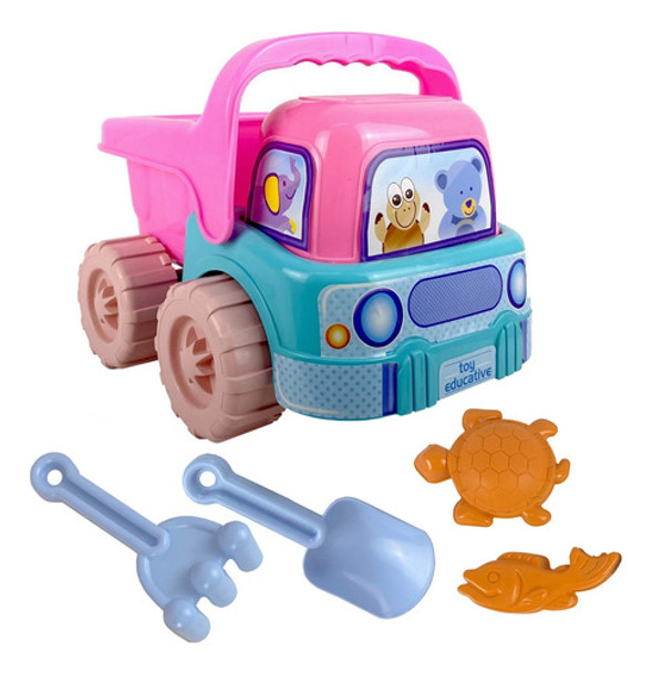 Caminhão Infantil Bebês Brinquedo De Praia Com Acessórios 0