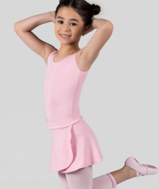 Saia Helanca Transpassada Com Cós Infantil Evidence Ballet 0