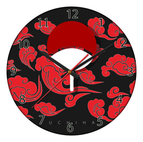 Reloj En Mdf De 3mm 40 Cm Diametro Naruto 16 0