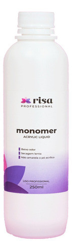 Monomer Risa 250ml Líquido Acrílico Unhas Nail Monomero 0