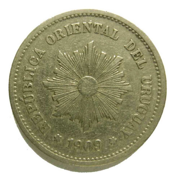 Uruguay 5 Centésimos 1909 En Muy Buen Estado Vea Las Fotos.- 0 Uruguay 5 Centésimos 1909 En Muy Buen Estado Vea Las Fotos.- 0