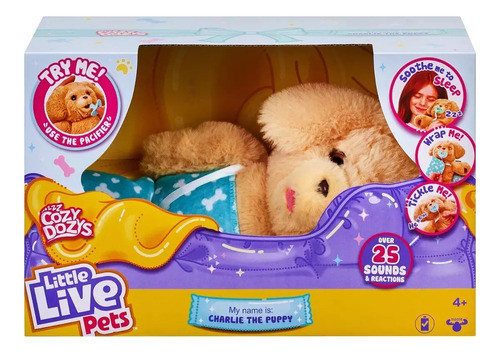 Little Live Pets Cozy Dozy Charlie Perrito Interactivo 26388 0