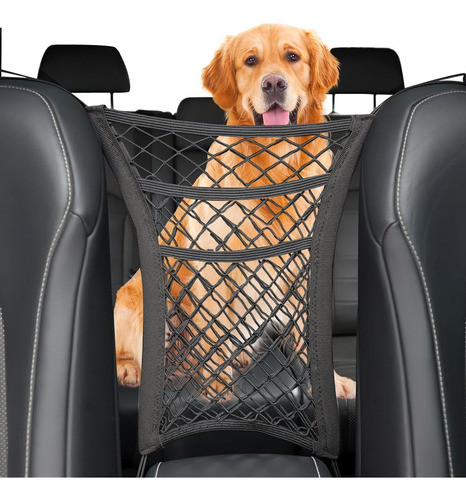 Soporte Para Bolso De Bolsillo De Red Para Automóvil De 3 Ca 0