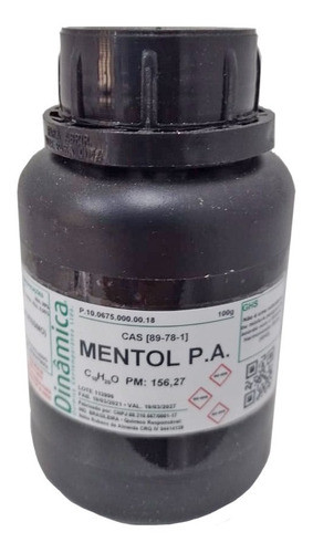 Mentol Cristalizado Pa 500g - 100% Puro 0