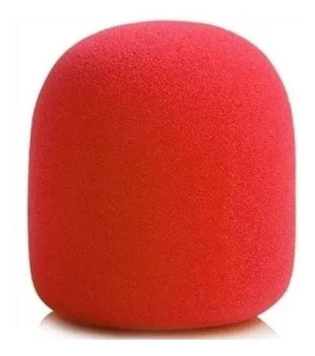 Espuma Vermelho Pop Filter Protetora Para Globo De Microfone 0