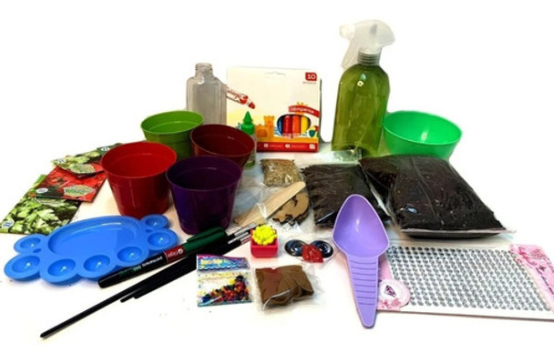 Kit De Arte Manualidades Jardineria Para Niños Mi Huerta 0