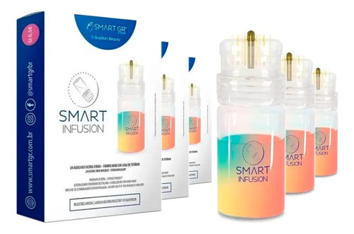 Smart Infusion Microagulhamento 3 Unidades 1,00mm Uso Único 0