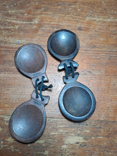 Castañuelas Usadas Antiguas 0