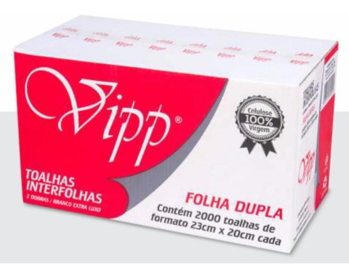 Toalla Blanca Doble Hoja 100% Celulosa Virgen 28g 0