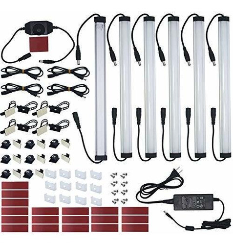 Kit De Iluminacion Led Para Debajo Del Gabinete De 6 Tiras 0