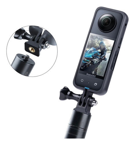 Gaiola Insta360 X3 Adaptador Moldura Frame Encaixe De Go Pro 0