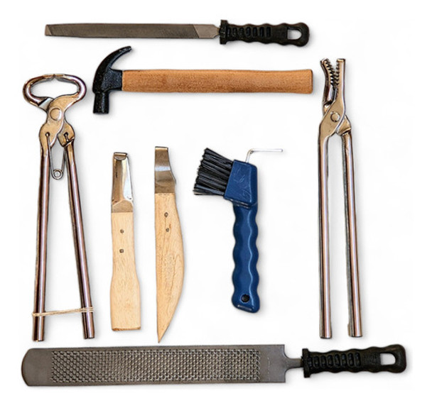 Kit Casqueamento Ferrar Grosa Pvc Martelo Loop Corte Duplo 0