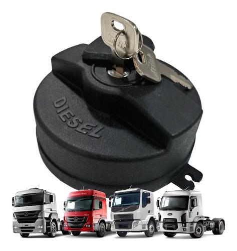 Tampa Combustível Caminhão Scania Tanque Com Rosca Interna 0
