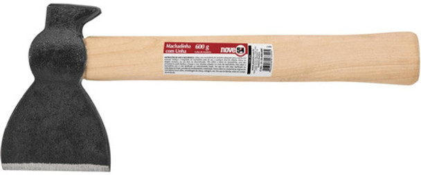 Hacha De Mano Con Uña Cabo Madera 600gr - Nove54 0 Hacha De Mano Con Uña Cabo Madera 600gr - Nove54 0