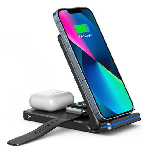 Cargador Inalámbrico, Soporte De Carga Inalámbrica, Estación 0