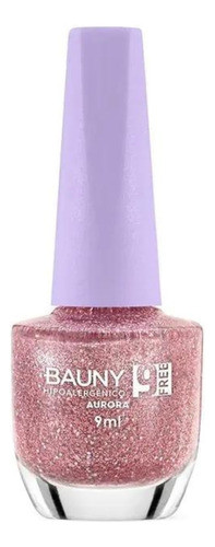 Esmalte Bauny Cosméticos Glitter Aurora 9free 9ml 0