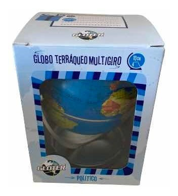 Globo Terráqueo Multigiro 10 Cm Político- Gloter 0