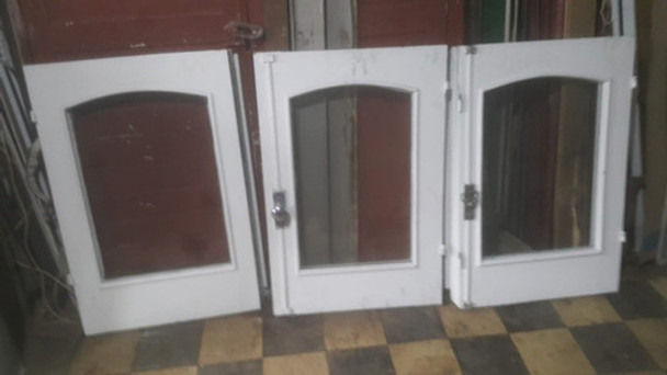 Lote 3 Hojas Ventana Madera De Cedro 58cm X 88cm 0