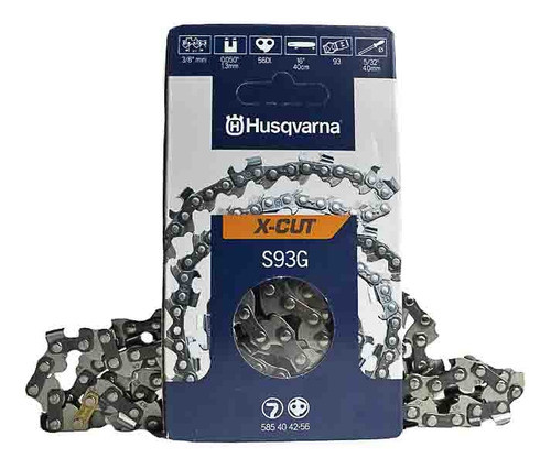 Corrente Loop Motosserra 16 3/8 1,3mm Original Husqvarna 0