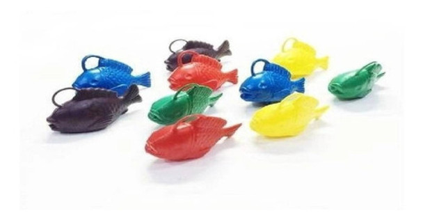 10 Peixinhos Festa Junina Pescaria Prenda Promoção Mimo Kit 0