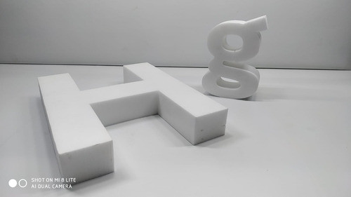 Letras Polifan Carteles 20mm 0