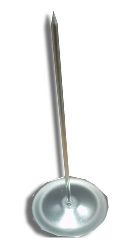 Pincha Papeles De Metal Cromado Largo 0