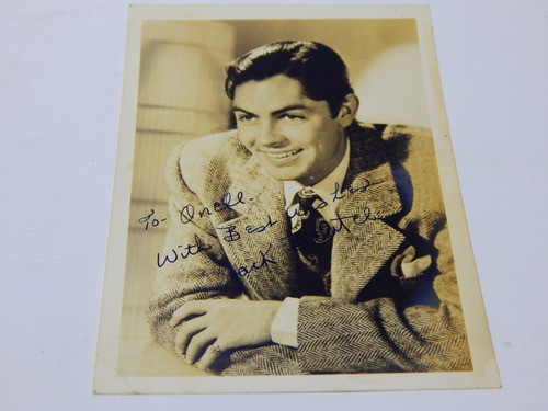 Jack Buetel   Hollywood   Actor Fotografia Firmada Autografo 0