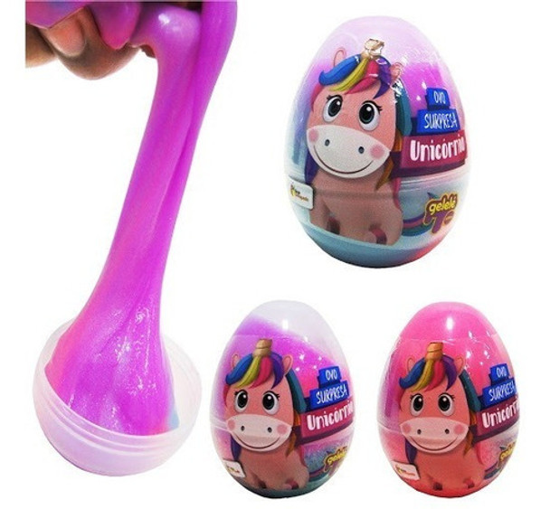 3 Und Ovos Surpresa Unicórnio + 3 Und Insetos Pegajosos 140g 0