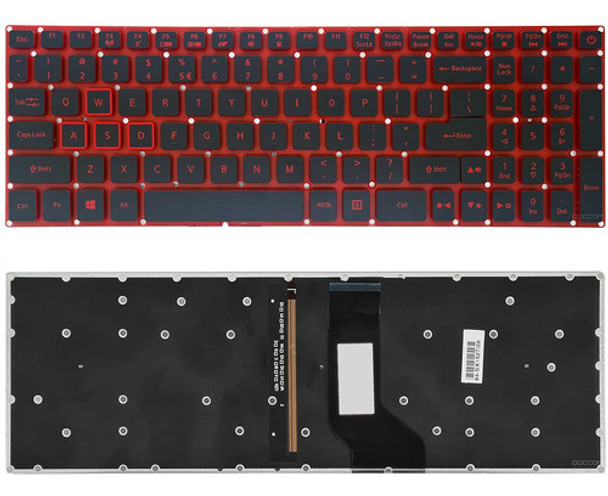 Teclado Para Acer Gamer Nitro 5 An515-53-55g9 Layout Us 0