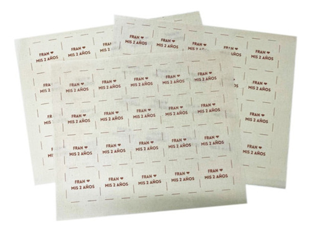 Etiquetas De Tela Personalizadas Para Coser Plancha X 20 0