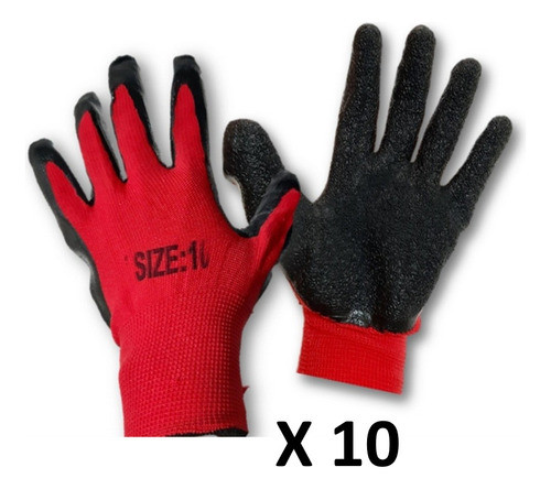 Guantes De Trabajo Multiflex Anticorte X 10 0
