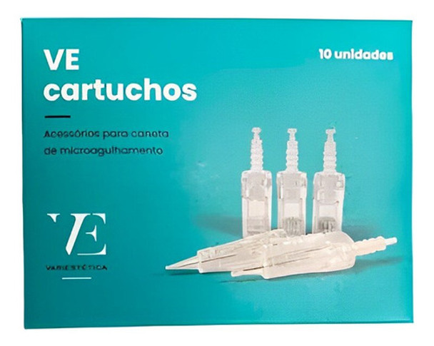 Cartucho Microagulhamento Ve Pen 12 Agulhas Com 10 Unidades 0