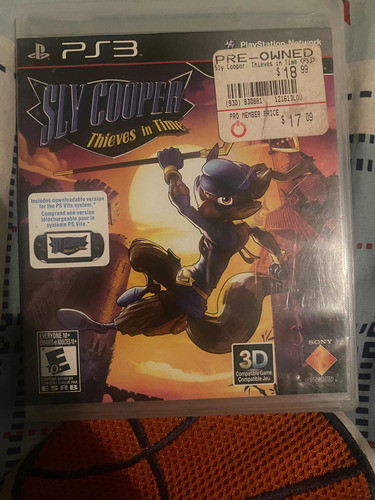 Sly Cooper Thieves In Time 0