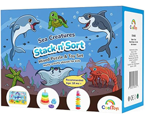 Cooltoys Stack N' Sort Juego De Juguetes De Aprendizaje Para 0