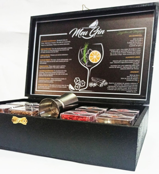 Presente Namorada Kit Gin Especiarias + Colher + Dosador 0