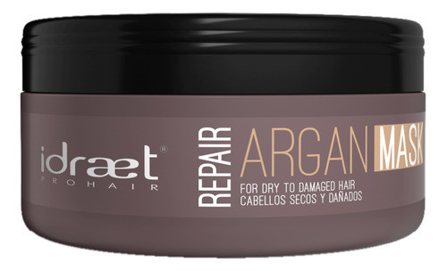 Mascara Argan Reparadora Idraet Cabello Seco Restauradora 0