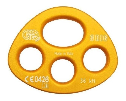 Placa Multianclaje Trabajo En Altura Rescate Kong 3rig 0