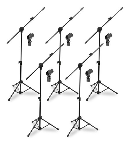 5 Pedestais Convencionais Arcano P/ Microfone Pmv-100-pac 0
