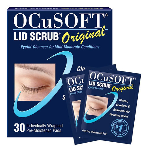 Ocusoft Toallitas Oftálmicas Higiene Párpados Blefaritis 0