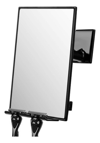 Espejo De Baño Ajustable Con Squeegee, Rotación 360° 0