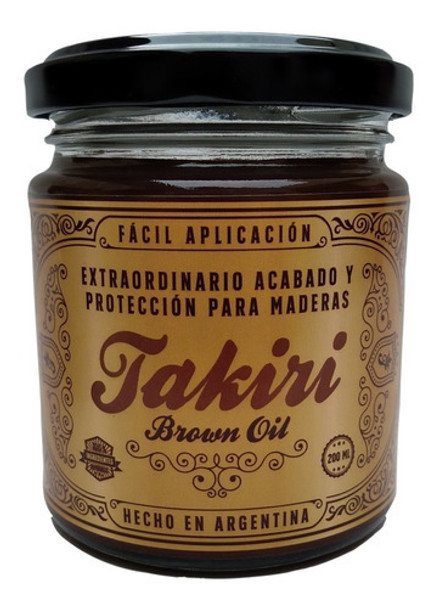 Elixir Brown Oil Takiri - Acabado Y Protección Para Maderas 0 Elixir Brown Oil Takiri - Acabado Y Protección Para Maderas 0