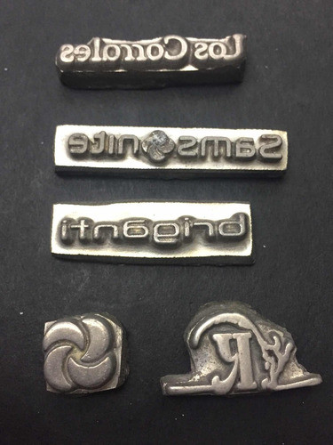 Clise Matriz Grabado En Cuero Hot Stamping Cliche O Clishe 0