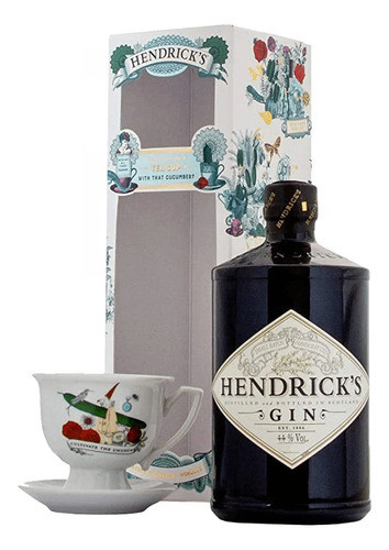 Conjunto Presente Hendricks Gin 1lt Teatime Xícara Chá 0