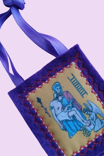 Escapulario Morado 6 X 7 Cm 0